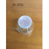 AMORN_ PUDDING JAR 100ML. (PLASTIC CAP) - Transparent Handmade Glass Bottles 3 1/4oz. (100 ml.)
